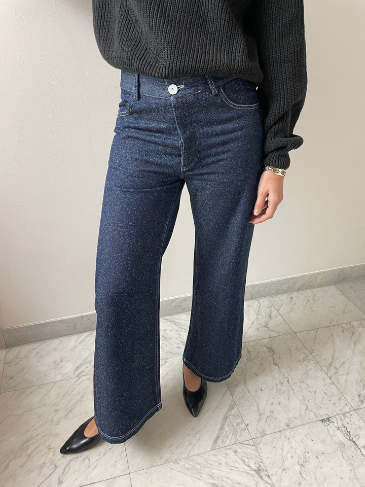 Tajo Wide Pants, Indigo Blue Wash BASERANGE