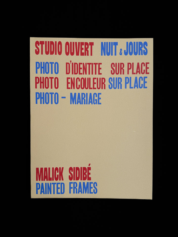 Malick Sidibé – Painted Frames Loose Joints