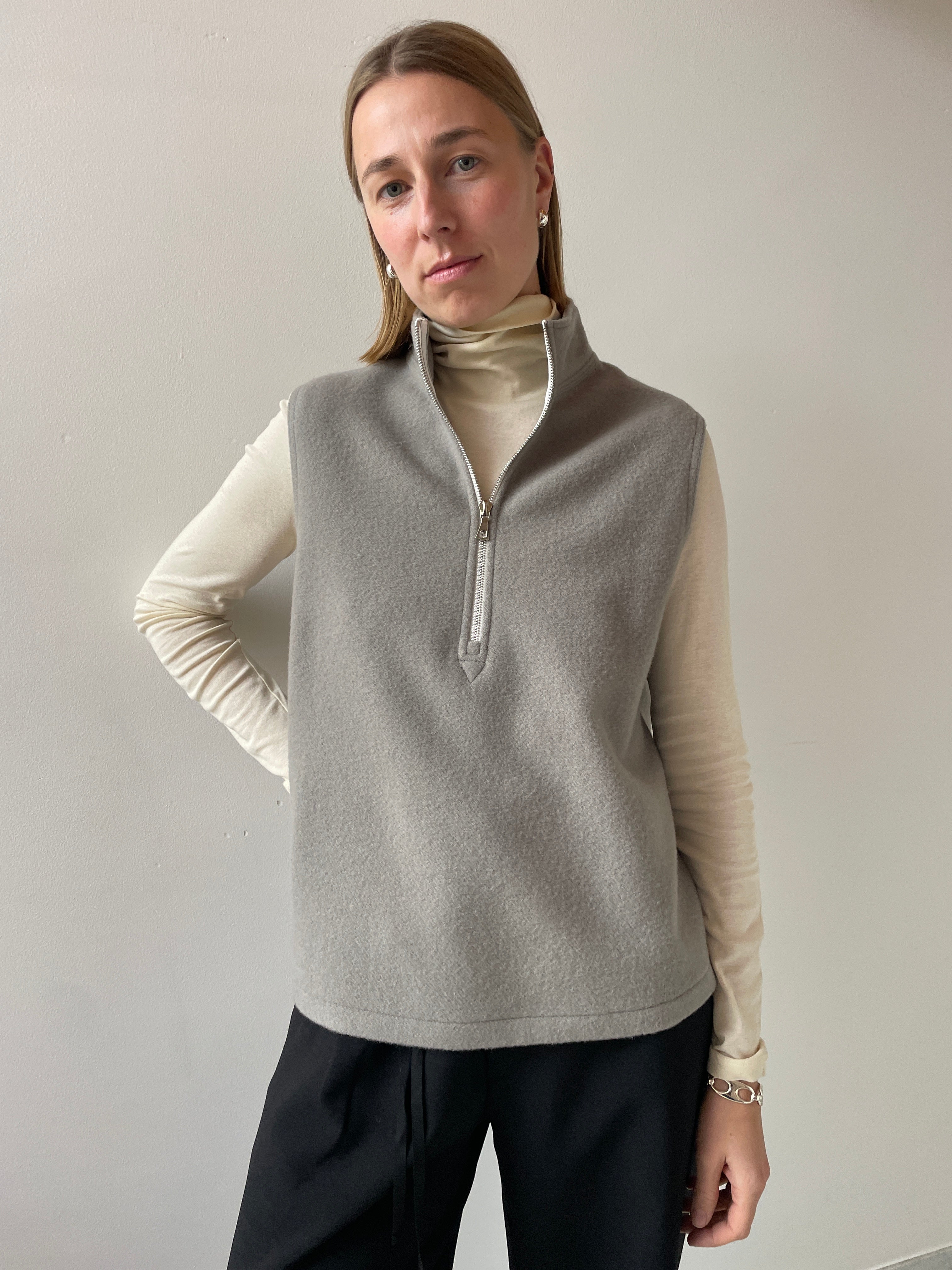 Polar Fleece, Ardoise - Carmen Amsterdam