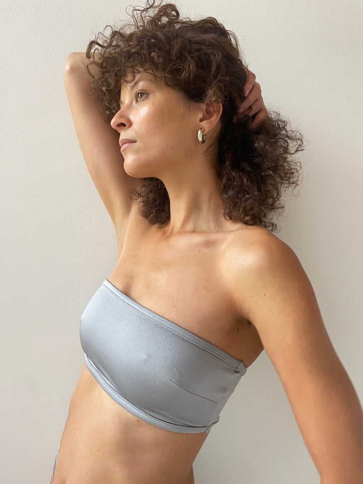 Pecorino Top, Silver NU SWIM