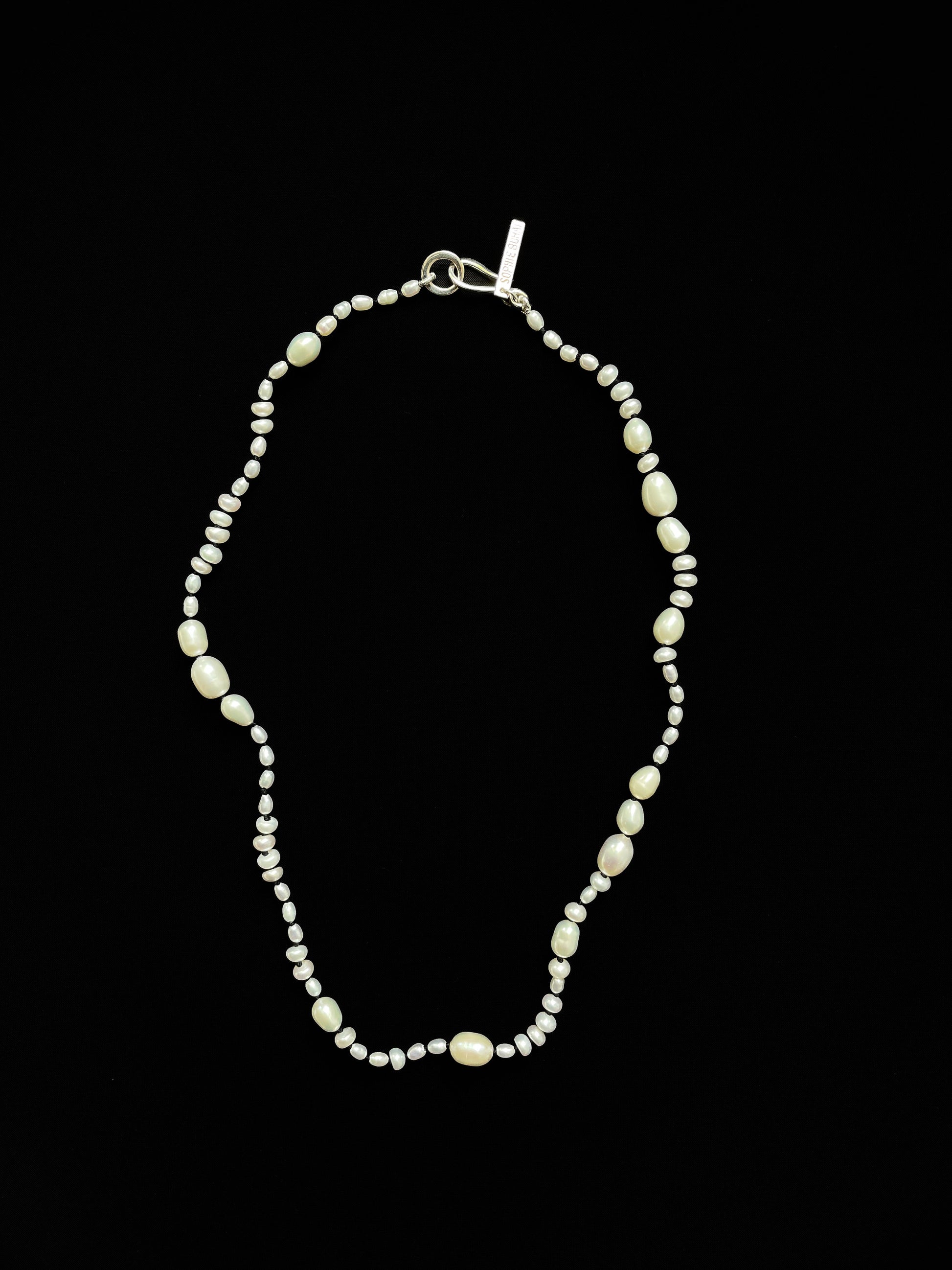 White Pearl Mermaid Necklace, 15", Pearl SOPHIE BUHAI