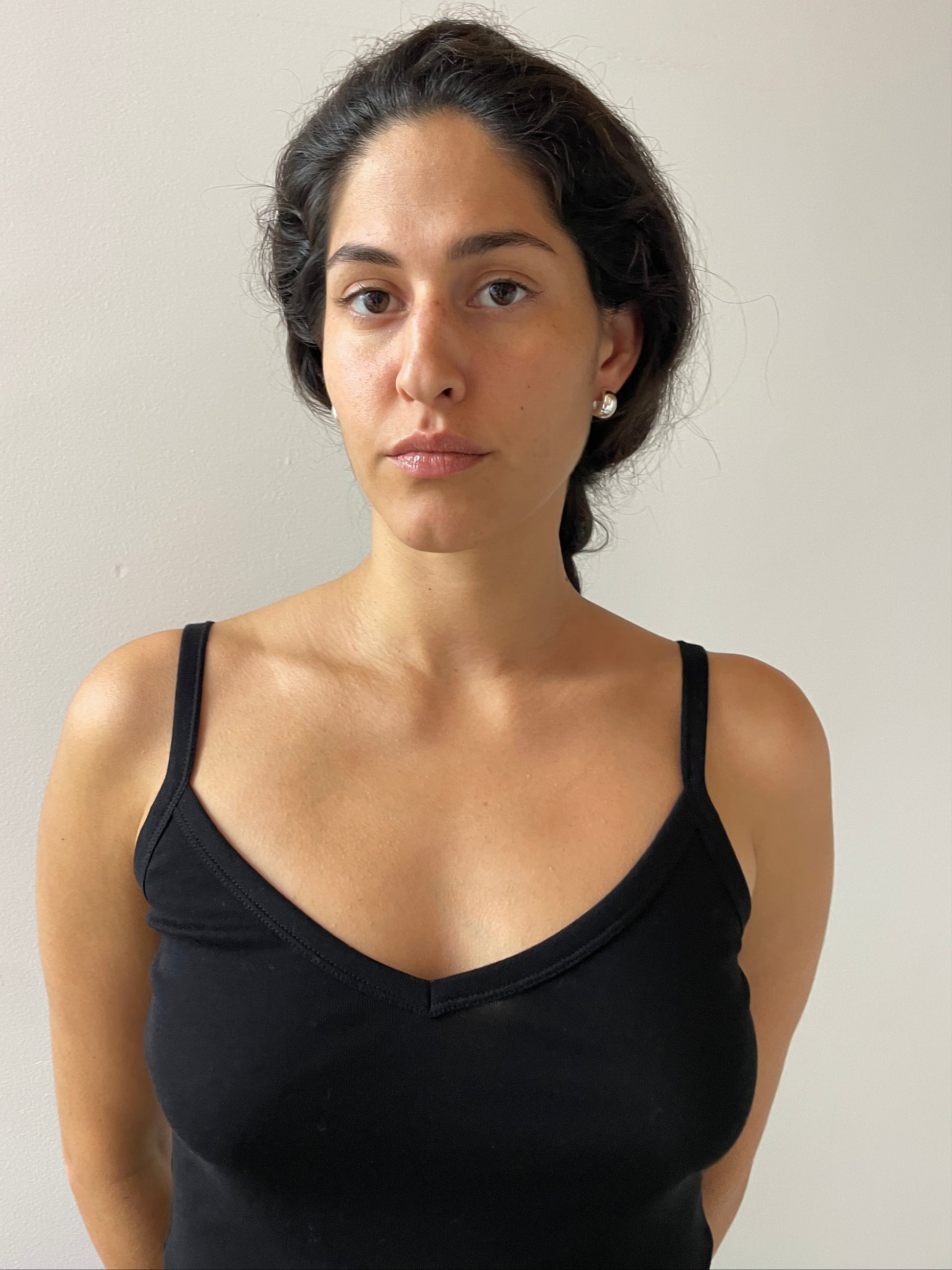 Small Hinged Hoops, Silver SOPHIE BUHAI