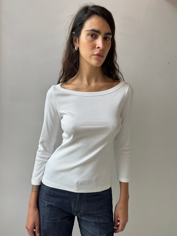 Steffi Tee, White FLORE FLORE