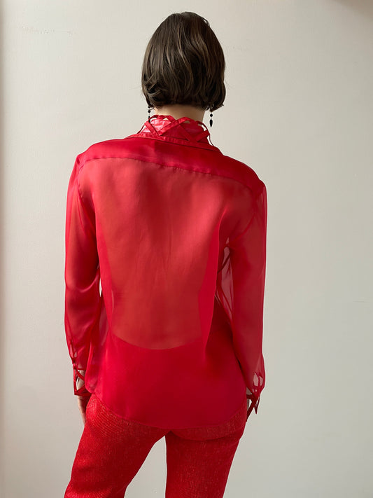 Shirt Lozanges, Red SUPER YAYA