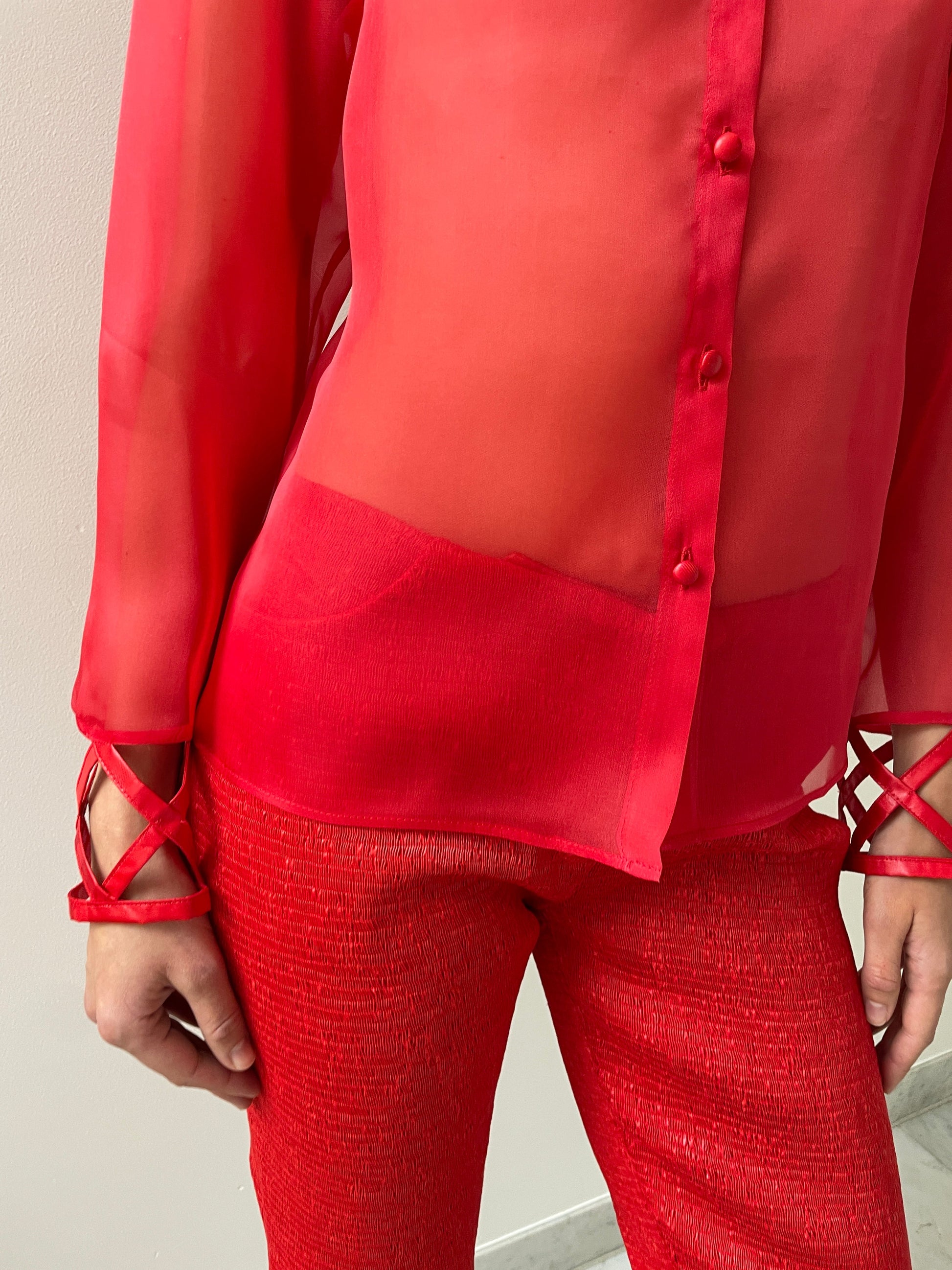 Shirt Lozanges, Red SUPER YAYA