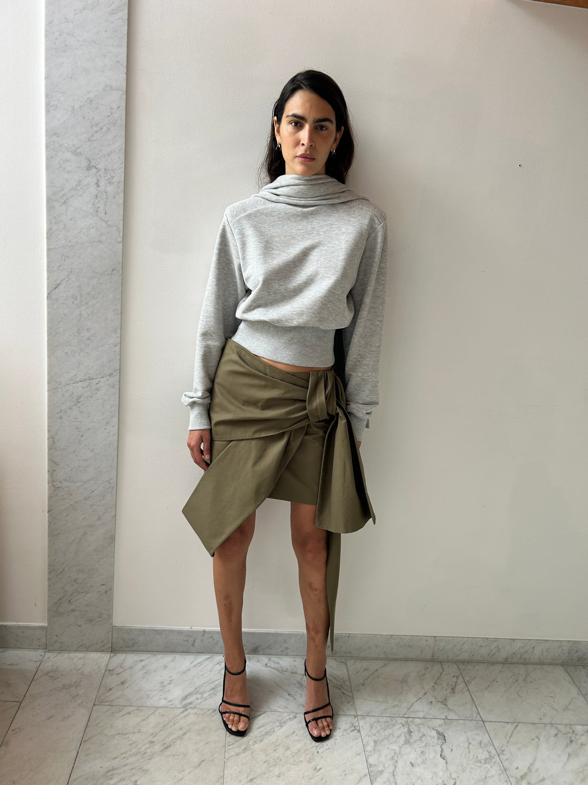Veera Skirt, Khaki Fidan Novruzova