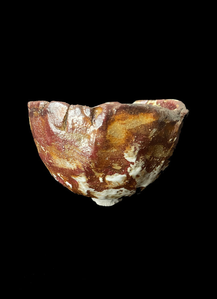 Tea Cup, Brown White Glaze May Liok