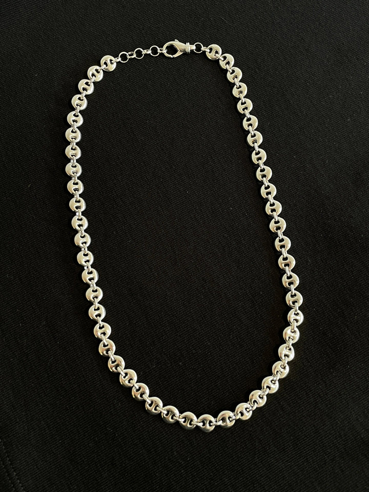 Small Circle Link Necklace, Silver SOPHIE BUHAI