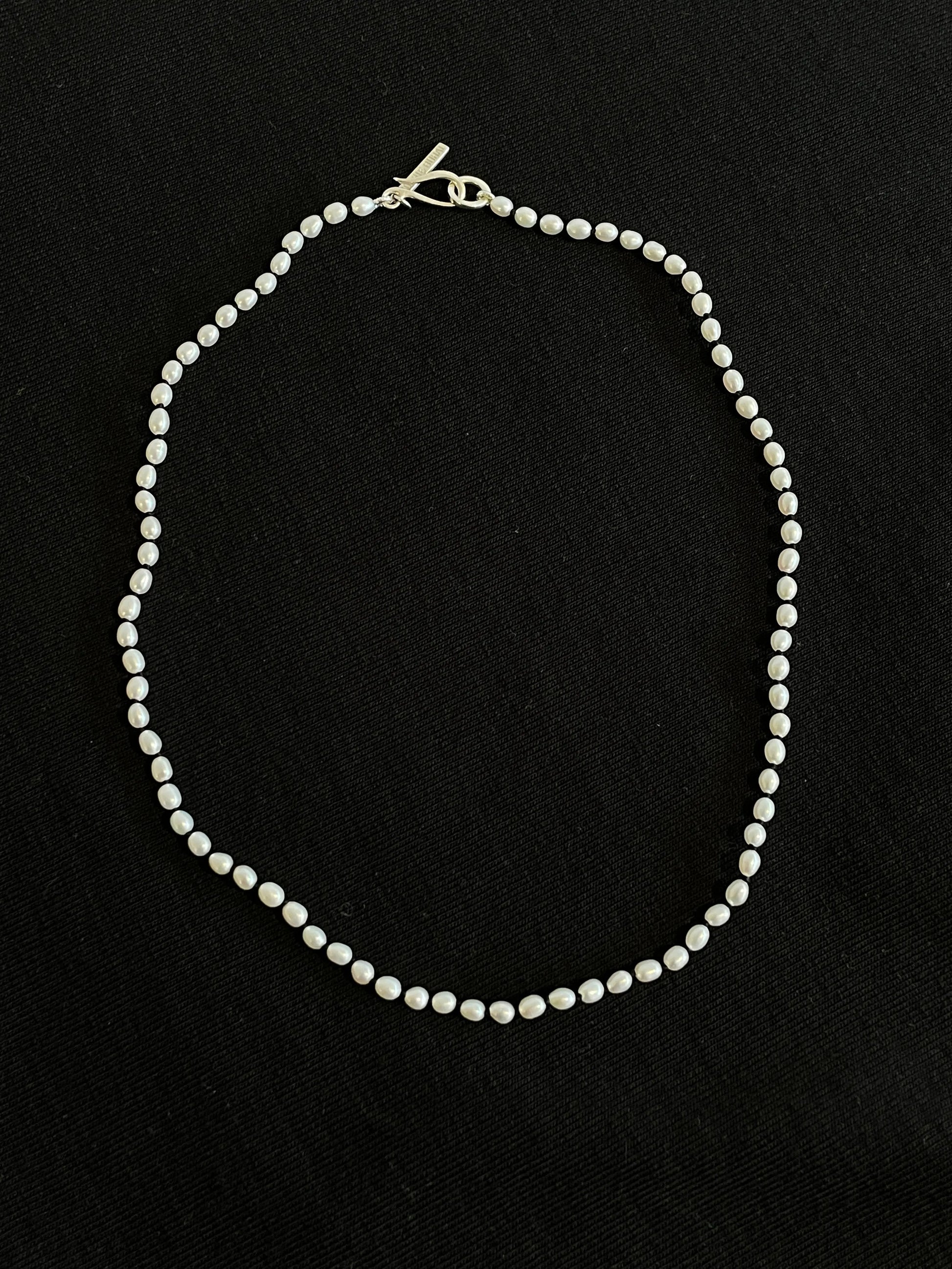 Tiny Pearl Collar, Silver SOPHIE BUHAI