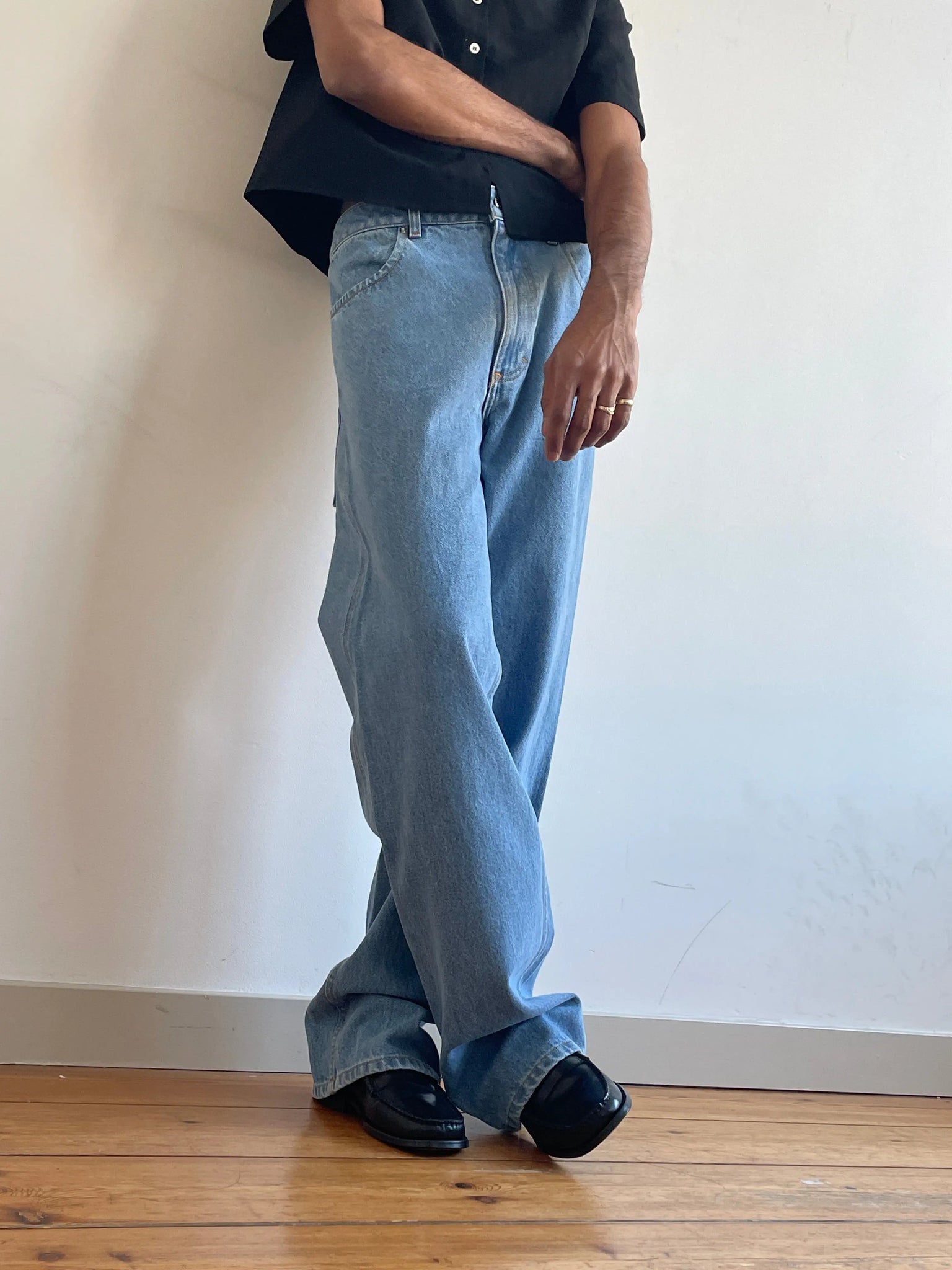 Wide Leg Jean, True Blue